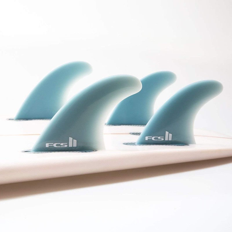 FCS II Carver Glass Flex Quad Rear Fin Small/Medium Blue