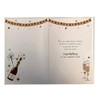 Special Days Happy 40th Ruby Anniversary Champagne Bunting Design Card