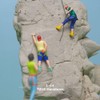 3pcs Rock Climbing Figures 1:64 Scale for DIY Scenes