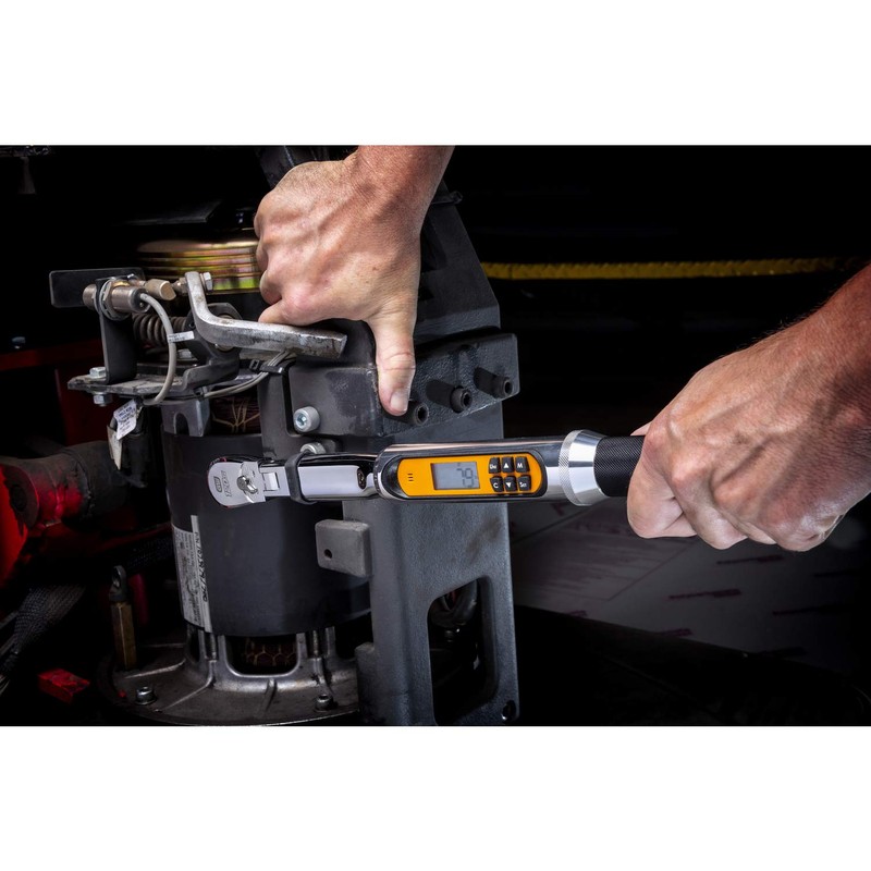 GEARWRENCH Flex Head Electronic Torque Wrench with Angle