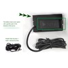 5PCS Electronic Digital Display Thermometer Black Mini Embedded Indoor Digital
