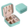 REEKNOKOL Jewellery Box Organiser, Travel Jewellery Box, Small Jewellery Organiser,