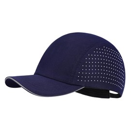Oversize XXL Running Hat Men Women Quick Dry Baseball Caps Cooling Breathable Mesh Hat for Big Heads Dry Fit Hats for Workout Dark Blue