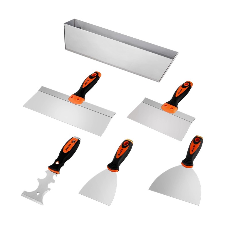 VEVOR Drywall Knife Set, 6 PCS Drywall Tools Includes 3"