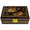 Fengshuibringluck Traditional Jewelry Box Dragon Phoenix Wood Jewelry Organizer Mother's