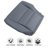 NLQR Dark Gray Driver and Passenger Side Bottom Microfiber Leather