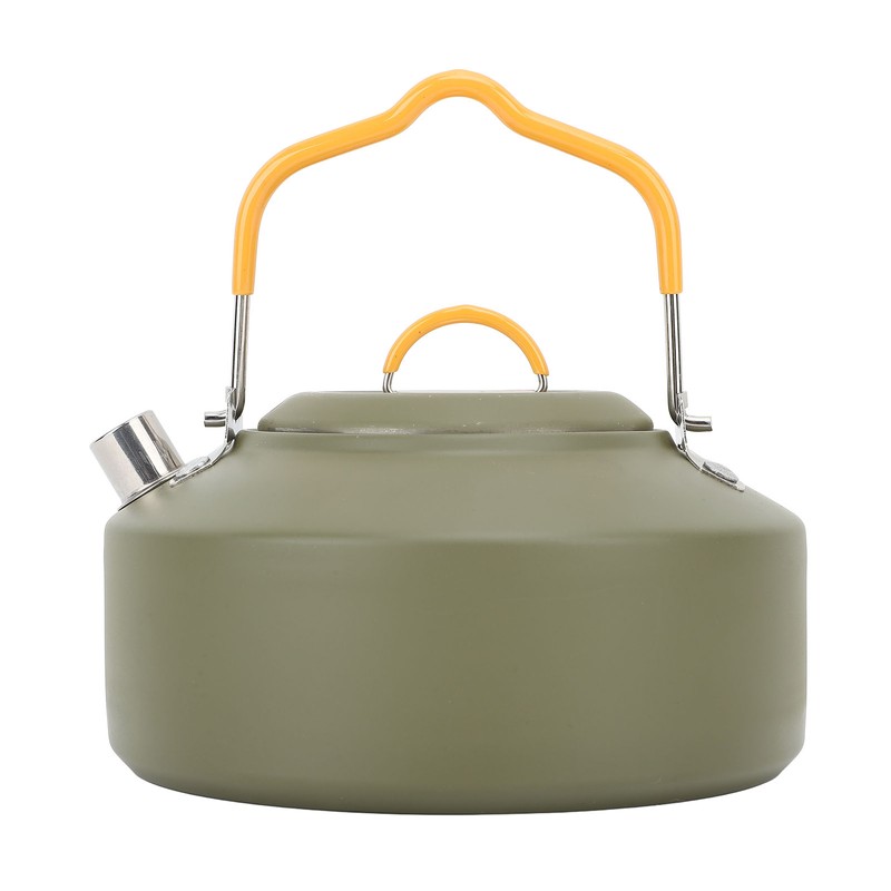 1L Outdoors Kettle Heat Resisting Stainless Steel Teapot Portable Camping