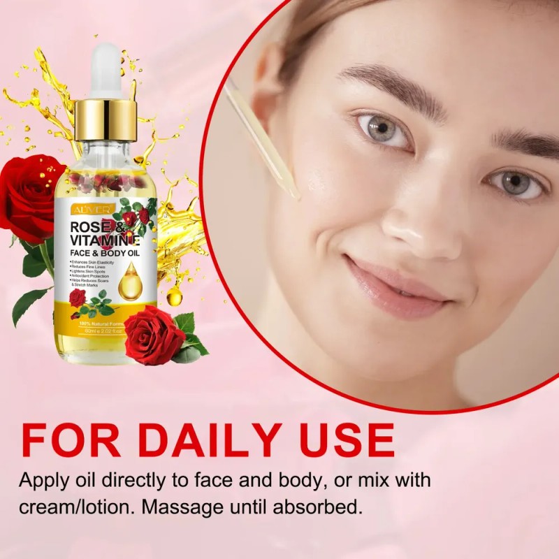 Aceite Rosa Mosqueta, Vitamina E, Firmeza, Hidrata, Repara