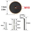 NEUMIHARO 2.9in 7.4cm Diameter Cat Scratching Post Replacement Pole Parts