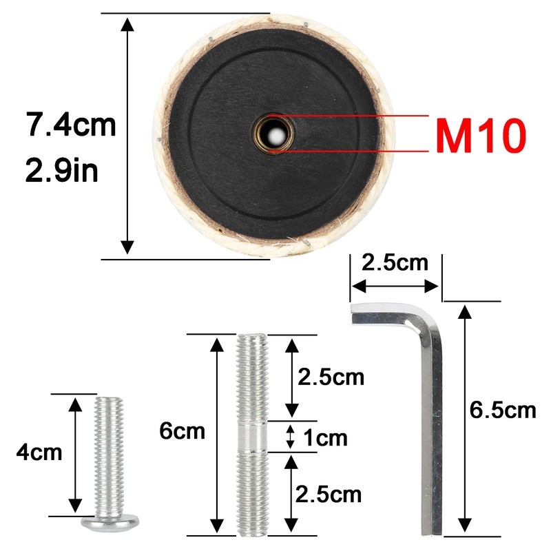 NEUMIHARO 2.9in 7.4cm Diameter Cat Scratching Post Replacement Pole Parts