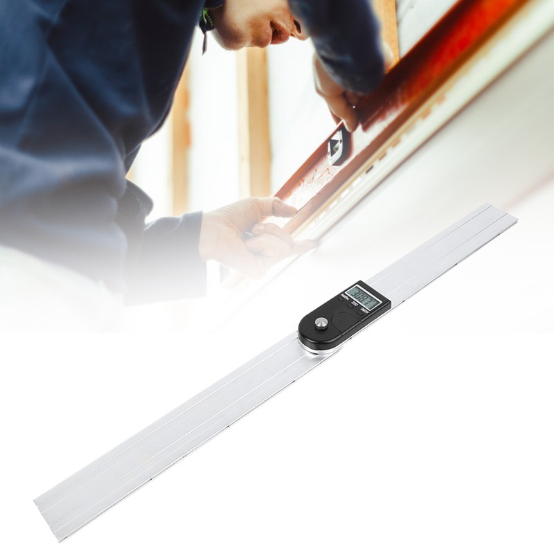 2 In 1 Digital Protractor Accurate Magnetic Aluminum Alloy Measuring