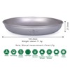 Boundless Voyage Ultralight Titanium Pan Dish Plate with Carry Mesh