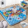Beavtaens Baby Play Mat, 50x50 Playpen Mat with Super Soft