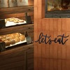 Metal Let's Eat Sign, Rustic Cutout Eat Signs, Farmhouse Wall