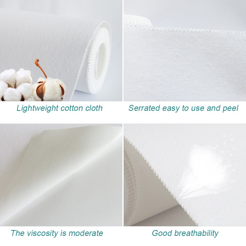1 Roll Pressure Sensitive Adhesive Tape Cotton Breathable Fixation Bandage
