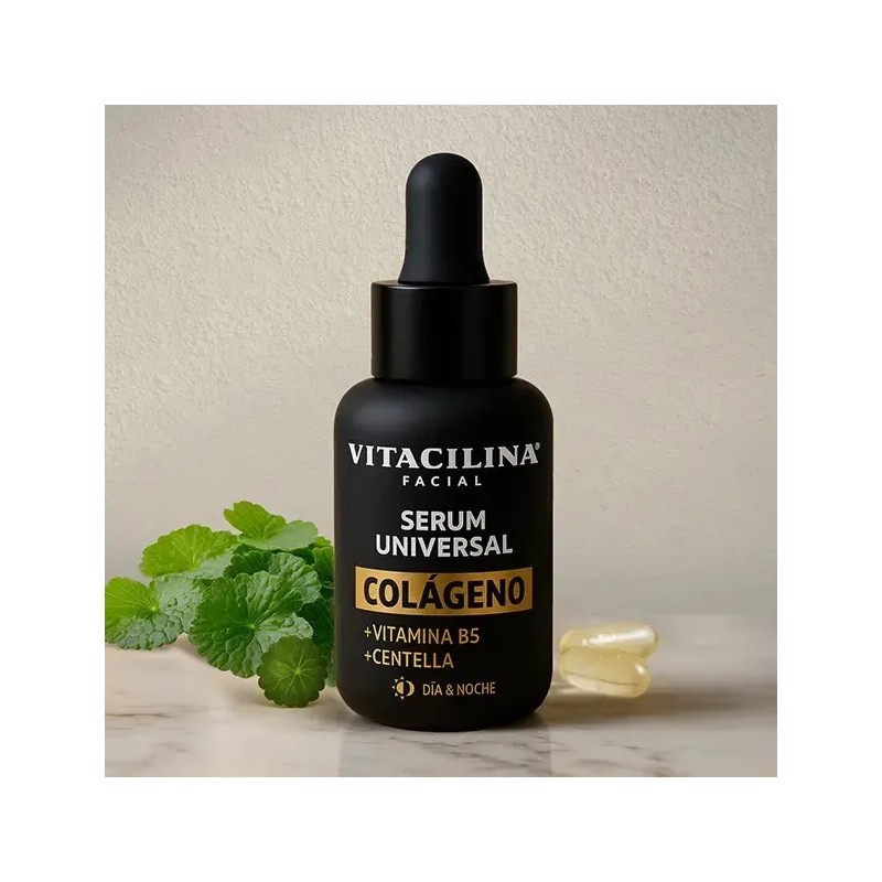 Vitacilina Sérum Facial Colágeno 5ml Hidratación Día y Noche