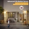 Lamomo Outdoor Wall Sconce, 2 Pack Dusk to Dawn Motion