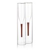 Thumbs Up Inside Out Champagne Flutes, Clear, Set of 2