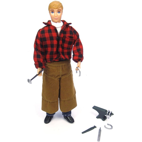 Breyer Traditional Farrier with Blacksmith Tools - 8" Toy Figure