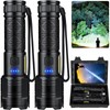 taoquwe Rechargeable LED Flashlights High Lumens, 99,000 Lumen Super Bright