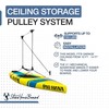 StoreYourBoard Standup Paddleboard and Surfboard Ceiling Storage Pulley System, Garage