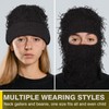 Distressed Balaclava Ski Mask Knitted Full Face Windproof Winter Premium