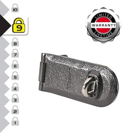 Master Lock High Security Solid Iron Hasp 140mm