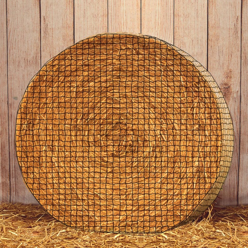 Dayimado Large Round Bale Hay Net, 6x6 Ft Sturdy Hay