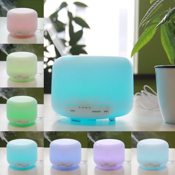 Running Fish Aroma Diffuser 500ml Ultrasonic Air Humidifier Aromatherapy Essential