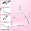 SHINETOUR Stainless Steel Nail Cuticle Pliers Pedicure Pliers Alicate Para
