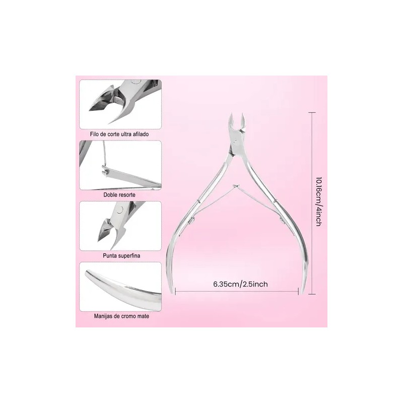 SHINETOUR Stainless Steel Nail Cuticle Pliers Pedicure Pliers Alicate Para