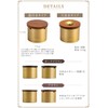Ordisy Ashtray with Lid, High Quality Brass, For Tabletop, Car,
