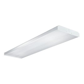 Metalux WN-232A-UNV-EB81-U 2-Light 32 Fluorescent White Wrap, White