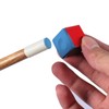 6pcs Billiard Chalk,Pool Table Accessories For Table Billiards, Triangle Chalk（Blue）