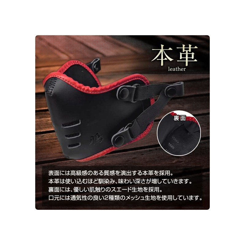 DELTA Direct Delta Direct Motorcycle Face Mask Crow Mask Red