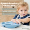 WeeSprout Suction Plates with Lids for Babies & Toddlers -