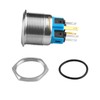 Larcele 22 mm Waterproof Pressure Switch with 12 V Indicator