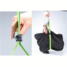 Kawasumi Seisakusyo Pink Loop Bag Auxiliary Belt Neon Green