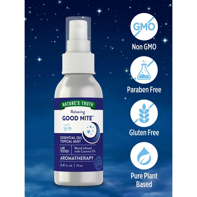 Nature's Truth Good Nite Essential Oil Mist | 2.4 fl