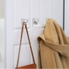 Fotosnow Adhesive Towel Hooks Heavy Duty Wall Hooks Waterproof Stainless