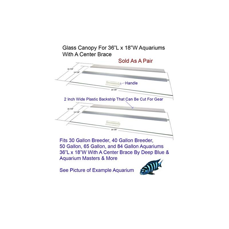 Glass Canopy Two Piece Set for 30 BR, 40 BR,