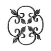 Gal Industrial Wrought Iron Ornament 23.5 x 23.5 cm Grid