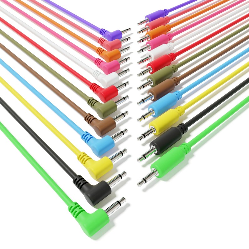 ExcelValley - Hybrid Mono Modular Patch Cables - TS 3.5mm