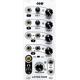 4MS L4 Listen Four Eurorack Synth Module w/Geartree Cloth and Patch Cable