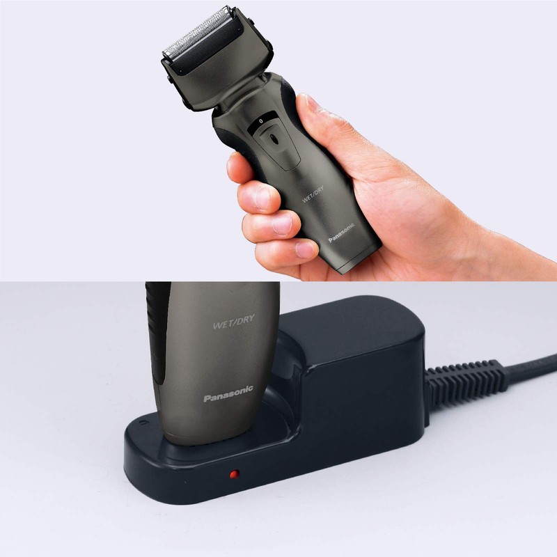 Panasonic ES-RW33-H503 wet / dry razor, inclusive charging station, 2-fold