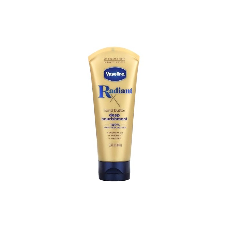 Vaseline, Radiant Hand Butter Deep Nutrition, 3.4 Fl Oz