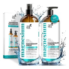 Artnaturals Aceite De Magnesio De 12 Oz Masaje Corporal                                                                                               