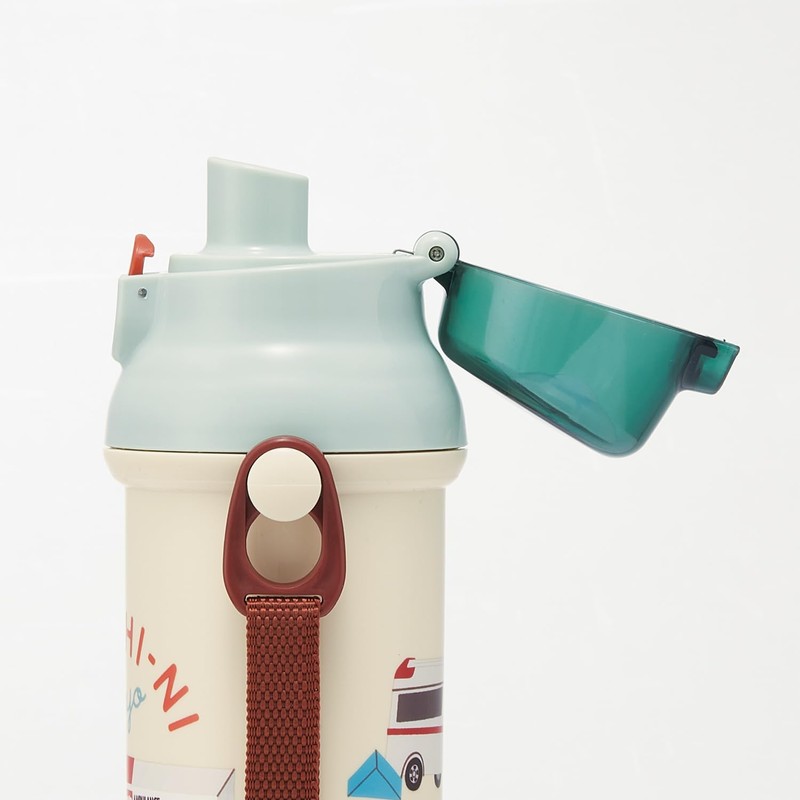 Skater (Skater) Baby Bottle, Children's, Direct Drink, 480ml, Plastic, One-Touch,