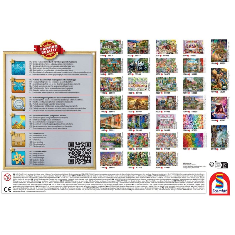 Schmidt Spiele 57390 Autumn Neuschwanstein 1000-Piece Jigsaw Puzzle, Normal