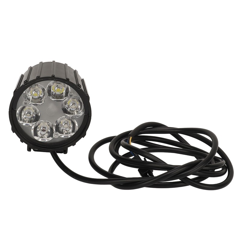 Cycling Horn Headlamp Waterproof 12‑72V Aluminum Electric Bike Front Light